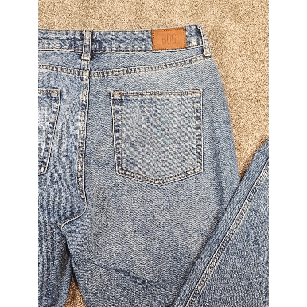 BDG Urban Outfitters Mom Jeans Blue High Waisted Seam Detail W31 L32 Womens - Picture 9 of 15